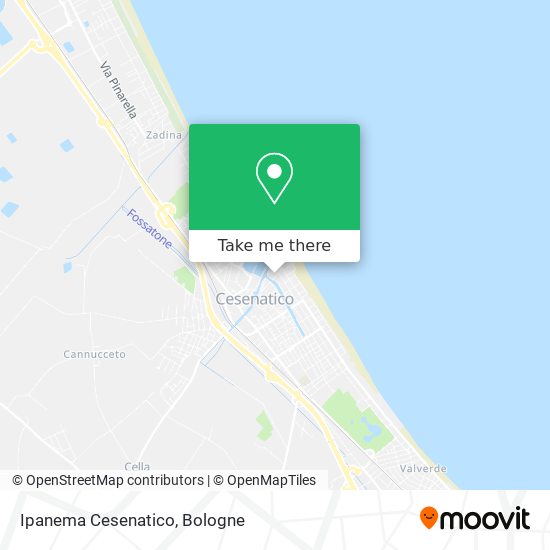 Ipanema Cesenatico map
