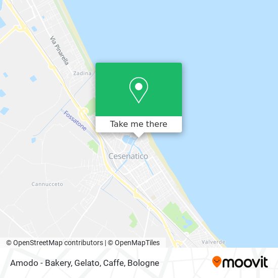 Amodo - Bakery, Gelato, Caffe map