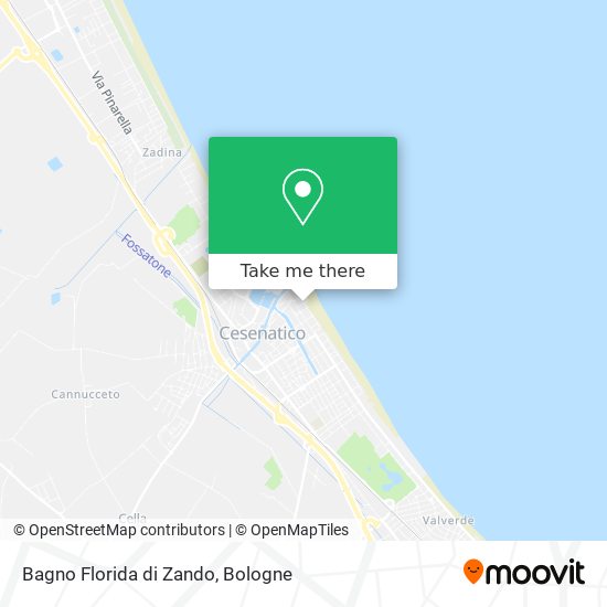 Bagno Florida di Zando map
