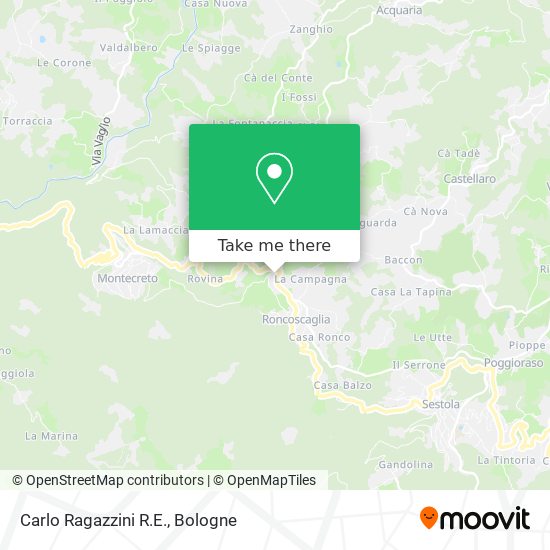 Carlo Ragazzini R.E. map