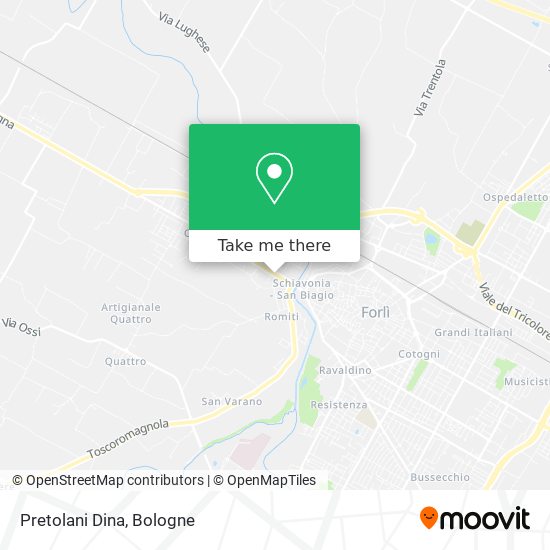 Pretolani Dina map