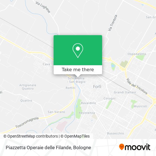 Piazzetta Operaie delle Filande map