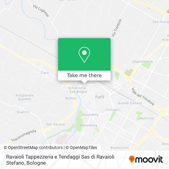 Ravaioli Tappezzeria e Tendaggi Sas di Ravaioli Stefano map
