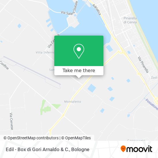 Edil - Box di Gori Arnaldo & C. map
