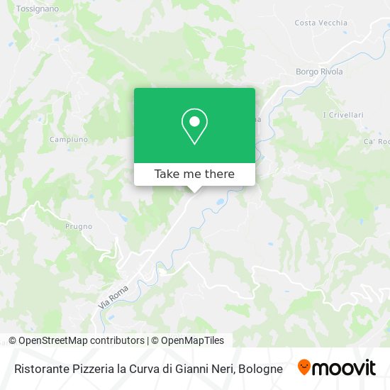 Ristorante Pizzeria la Curva di Gianni Neri map