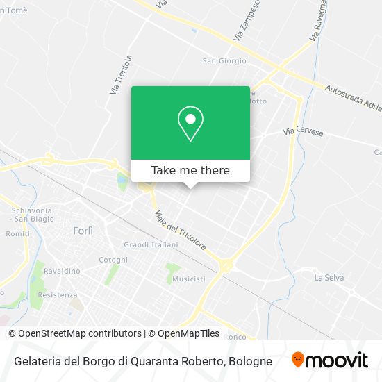 Gelateria del Borgo di Quaranta Roberto map