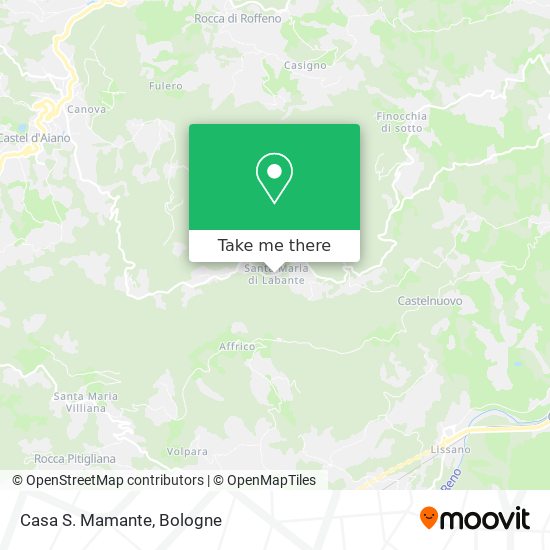Casa S. Mamante map
