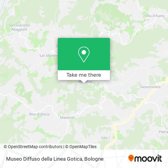 Museo Diffuso della Linea Gotica map