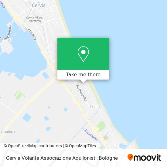 Cervia Volante Associazione Aquilonisti map