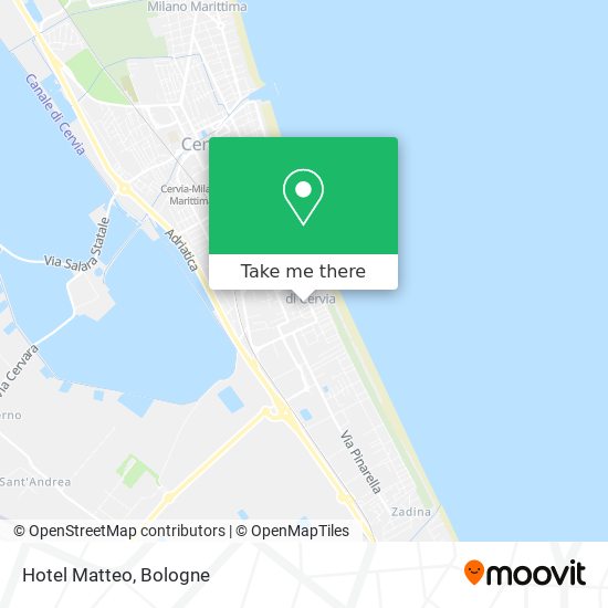 Hotel Matteo map