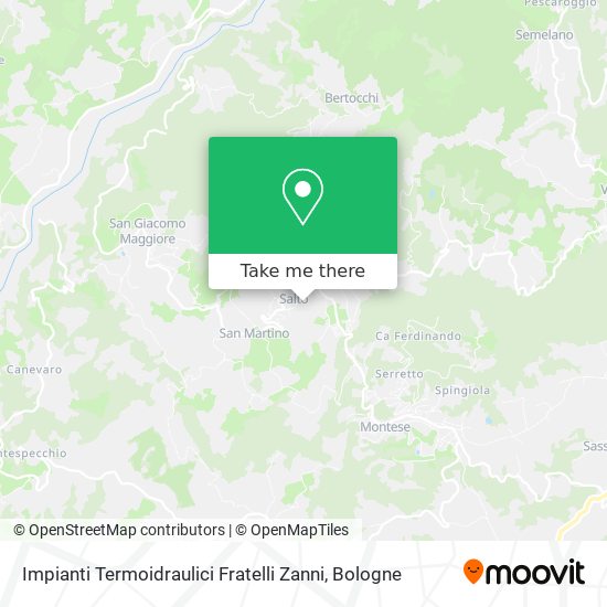 Impianti Termoidraulici Fratelli Zanni map