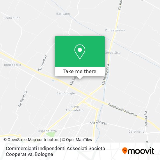 Commercianti Indipendenti Associati Società Cooperativa map