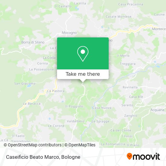 Caseificio Beato Marco map