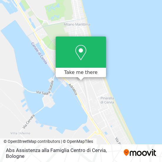 Abs Assistenza alla Famiglia Centro di Cervia map