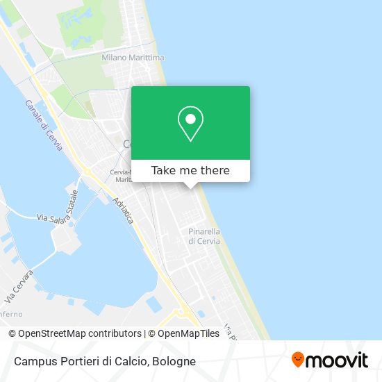 Campus Portieri di Calcio map