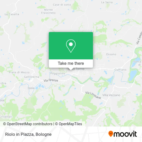 Riolo in Piazza map