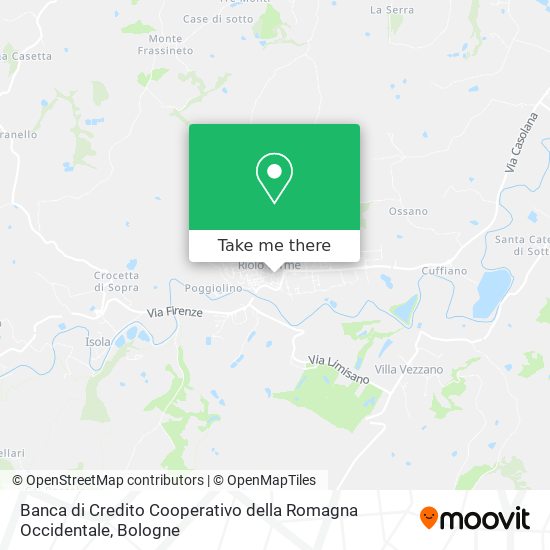 Banca di Credito Cooperativo della Romagna Occidentale map