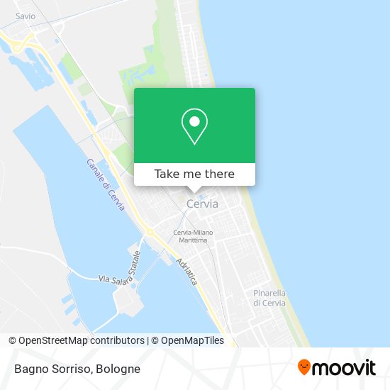 Bagno Sorriso map
