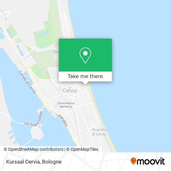 Kursaal Cervia map