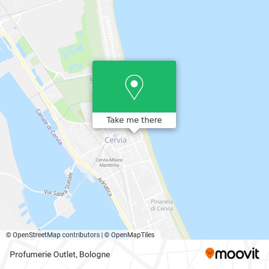 Profumerie Outlet map