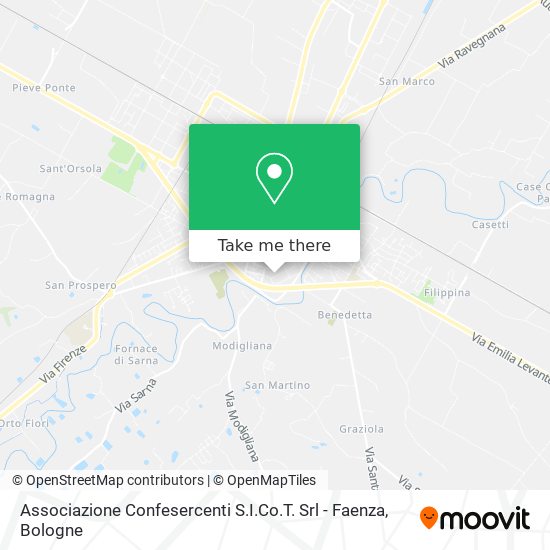 Associazione Confesercenti S.I.Co.T. Srl - Faenza map