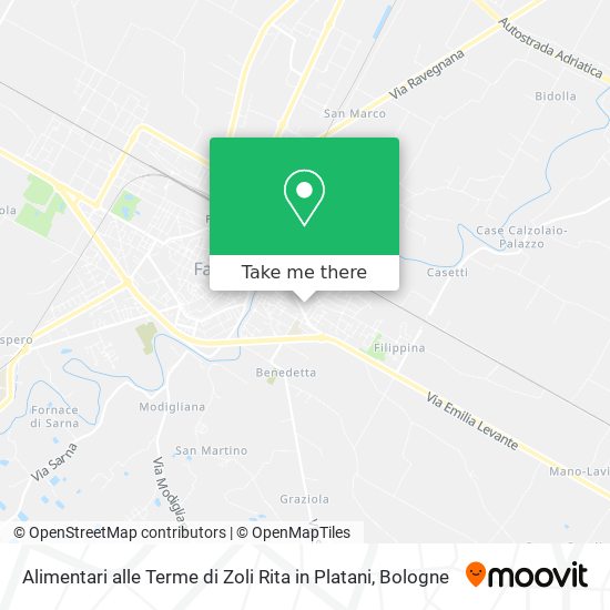Alimentari alle Terme di Zoli Rita in Platani map