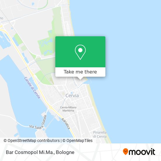 Bar Cosmopol Mi.Ma. map