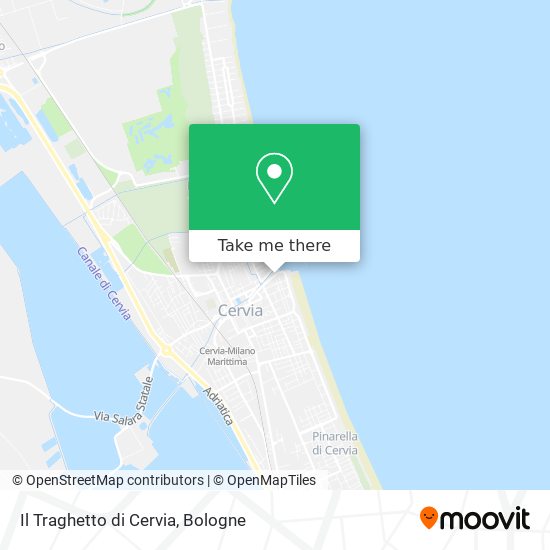 Il Traghetto di Cervia map