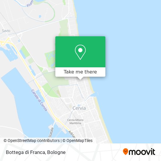 Bottega di Franca map