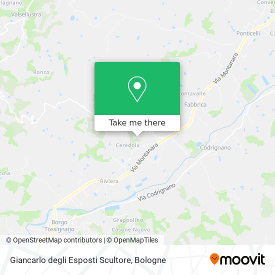 Giancarlo degli Esposti Scultore map