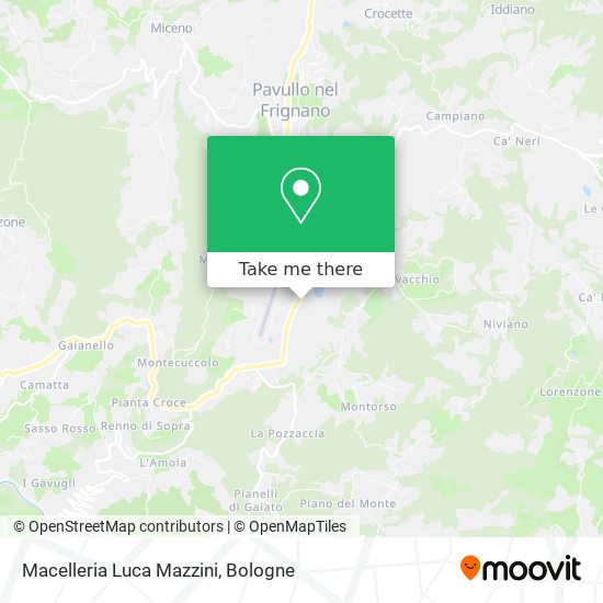 Macelleria Luca Mazzini map