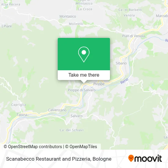 Scanabecco Restaurant and Pizzeria map