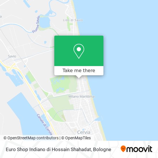 Euro Shop Indiano di Hossain Shahadat map