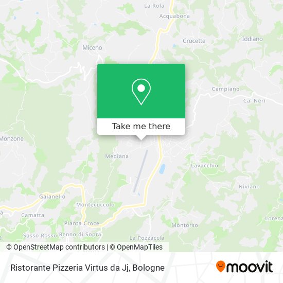 Ristorante Pizzeria Virtus da Jj map
