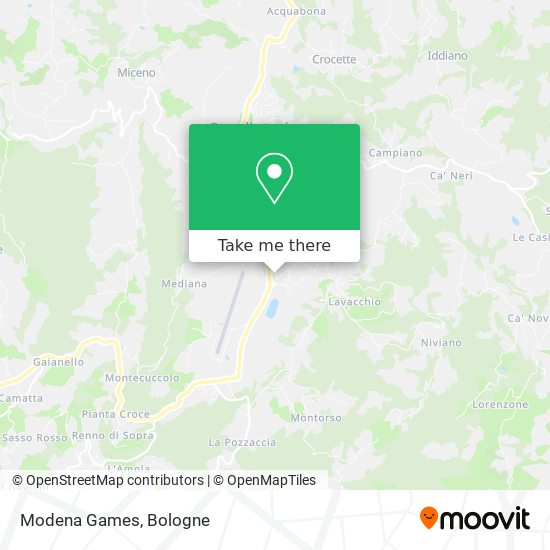 Modena Games map