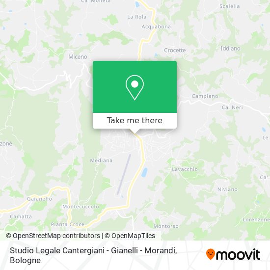 Studio Legale Cantergiani - Gianelli - Morandi map