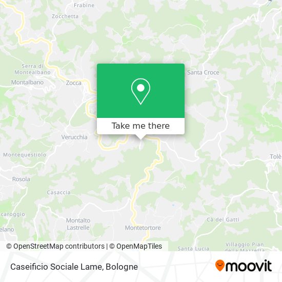 Caseificio Sociale Lame map