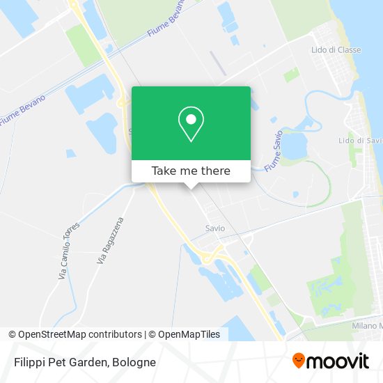 Filippi Pet Garden map