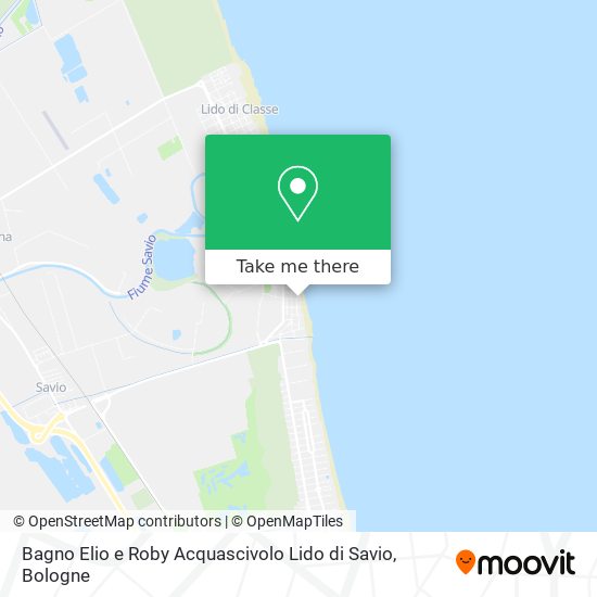 Bagno Elio e Roby Acquascivolo Lido di Savio map