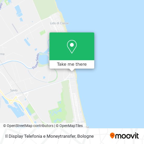 Il Display Telefonia e Moneytransfer map