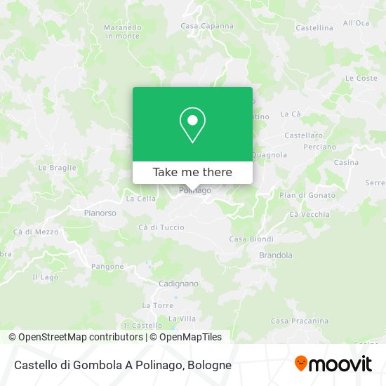 Castello di Gombola A Polinago map