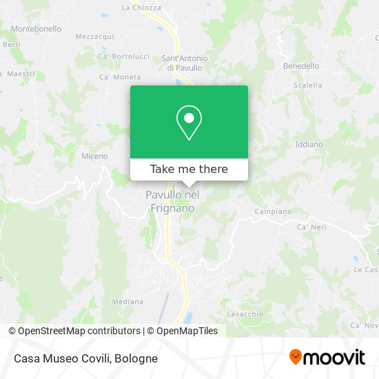 Casa Museo Covili map