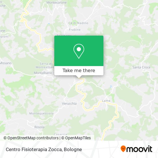 Centro Fisioterapia Zocca map