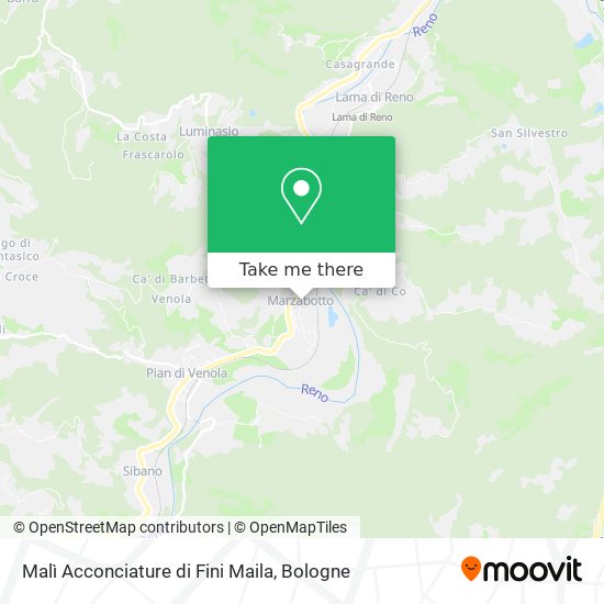 Malì Acconciature di Fini Maila map