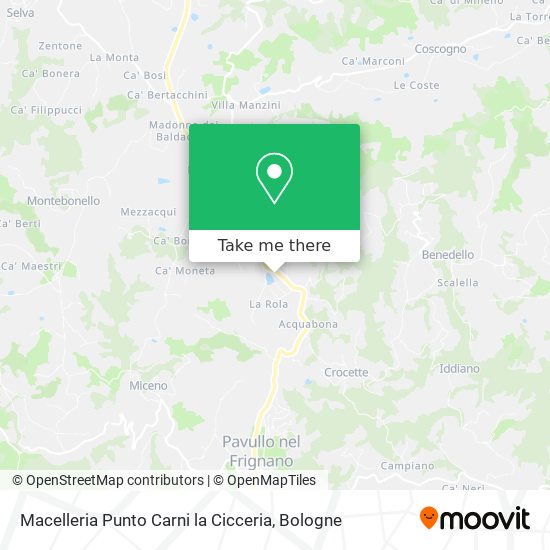 Macelleria Punto Carni la Cicceria map