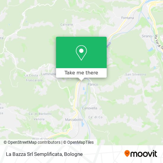 La Bazza Srl Semplificata map