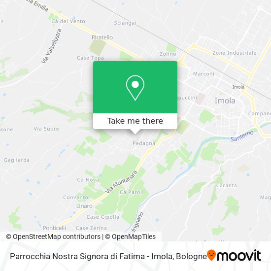 Parrocchia Nostra Signora di Fatima - Imola map