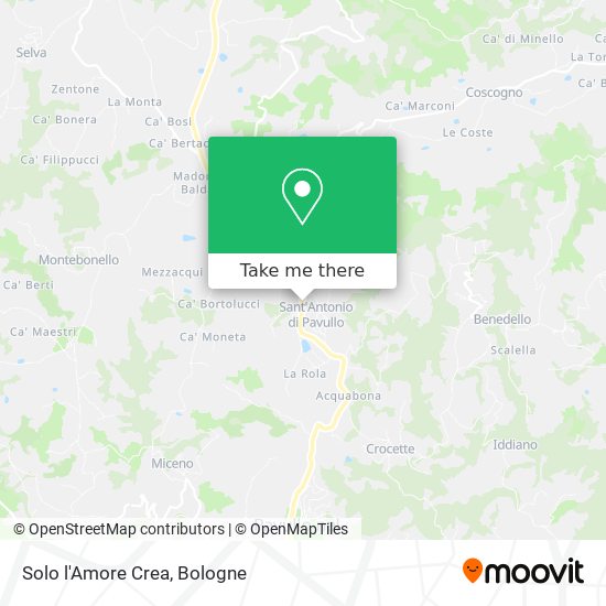 Solo l'Amore Crea map