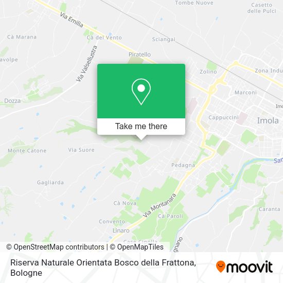 Riserva Naturale Orientata Bosco della Frattona map