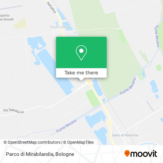 Parco di Mirabilandia map